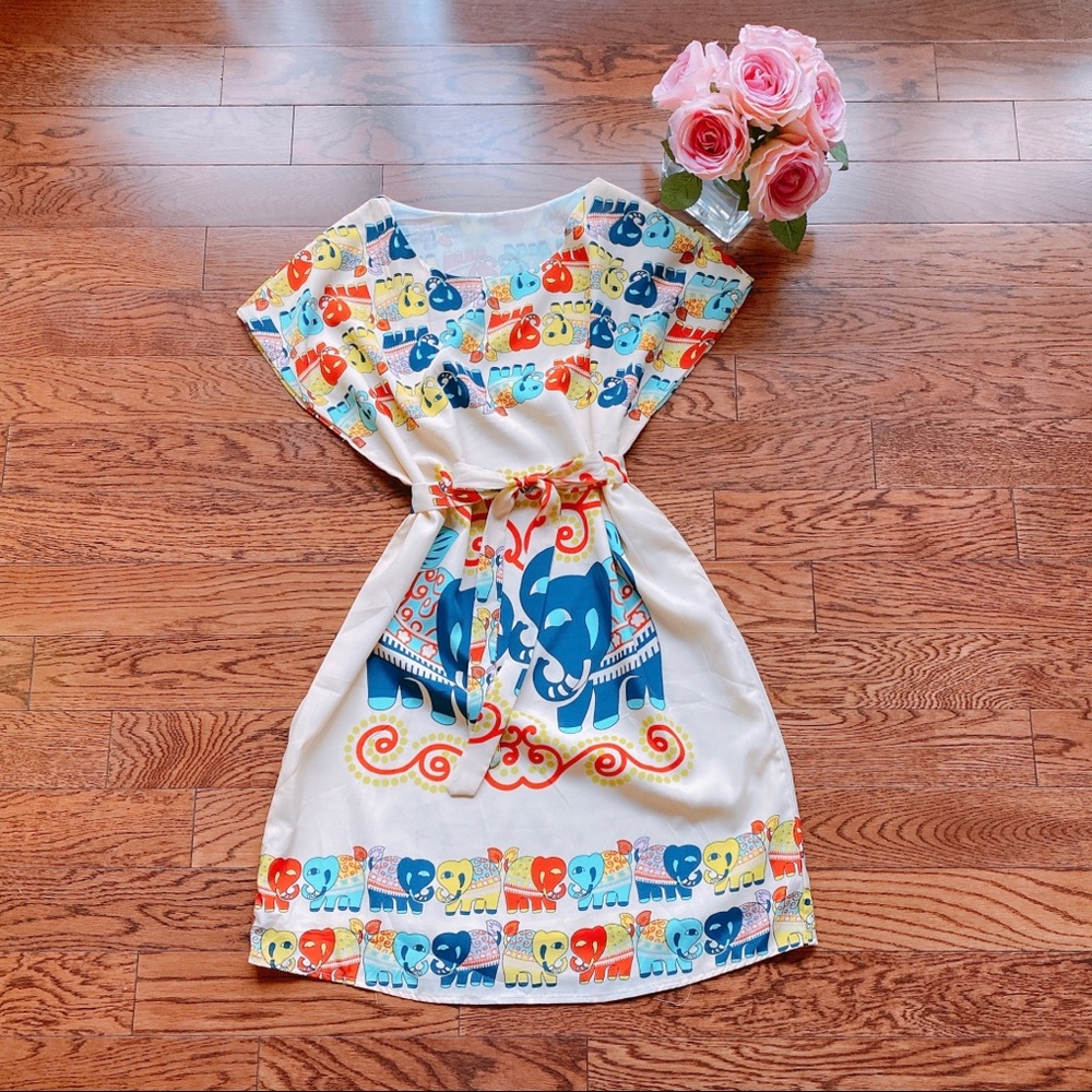 DR08 Silk Elephant Dress